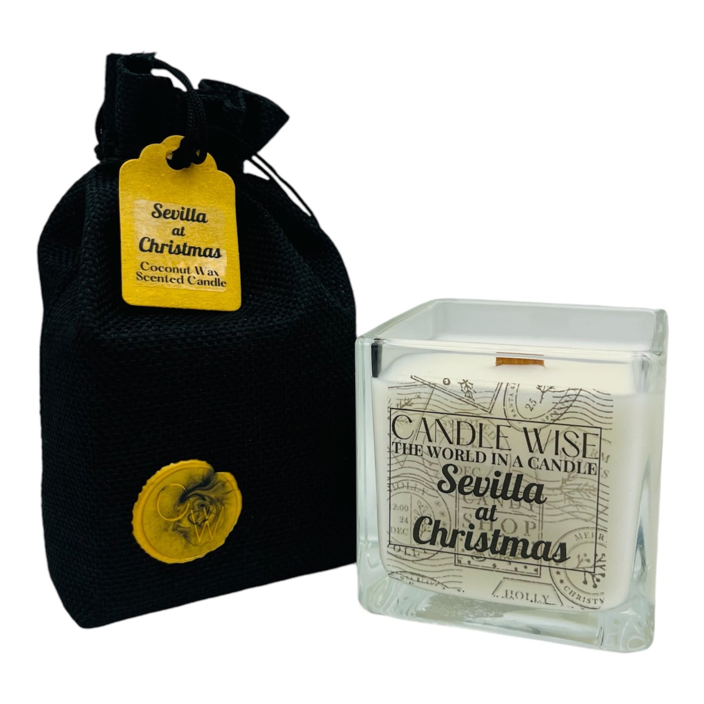 Sevilla at Christmas Large Candle | Vibrant Festive Warmth
