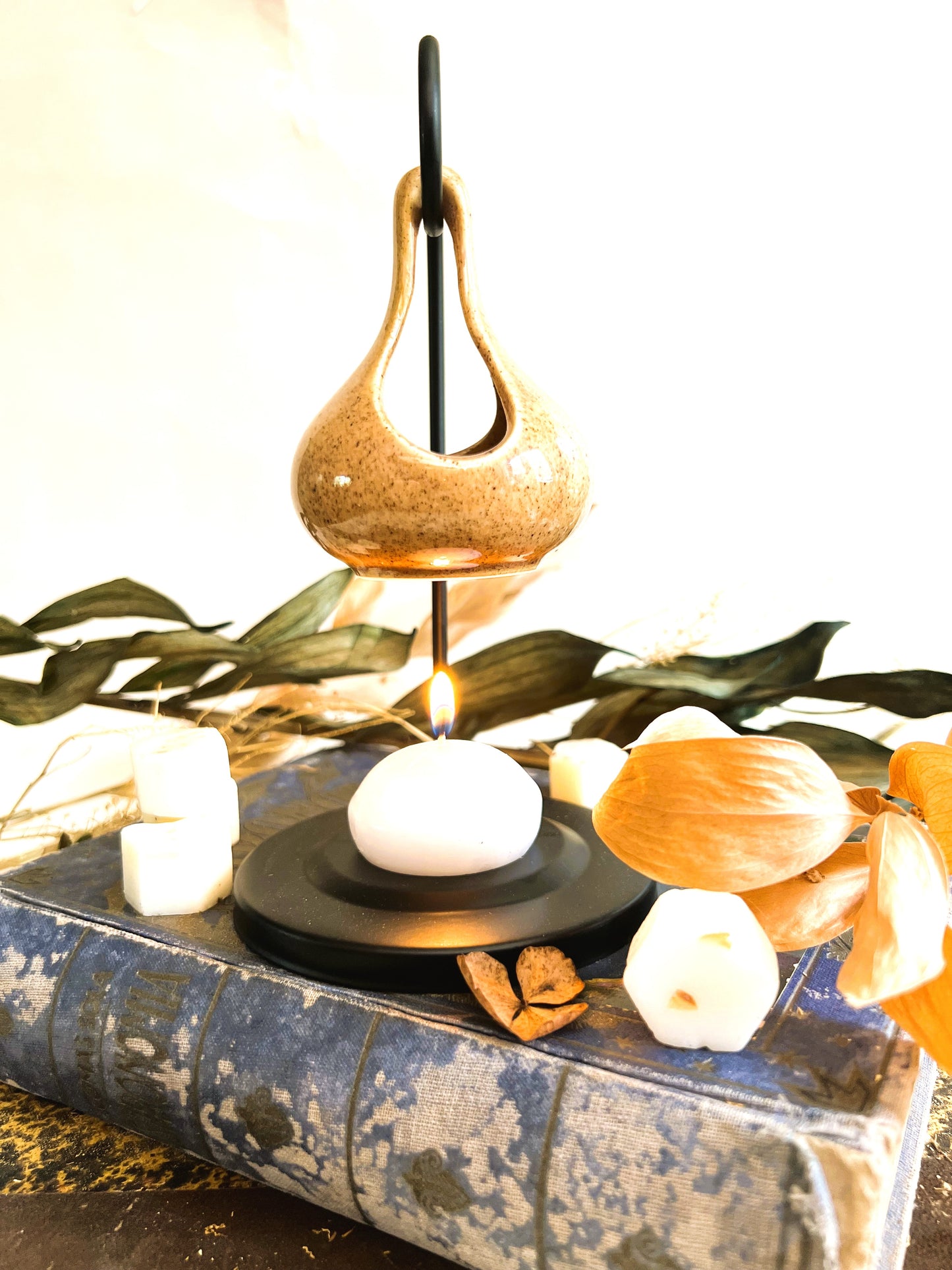 Sand Tear Drop Wax and Oil Burner