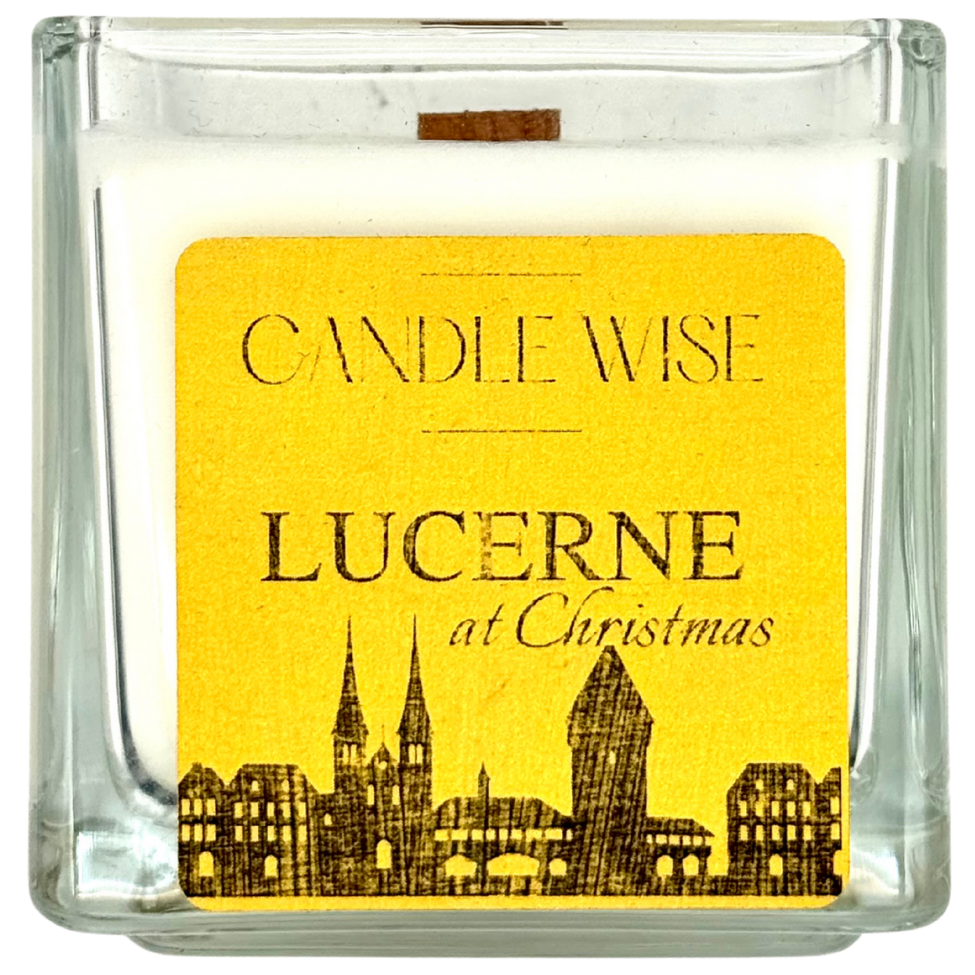Lucerne at Christmas Large Candle | Alpine Serenity