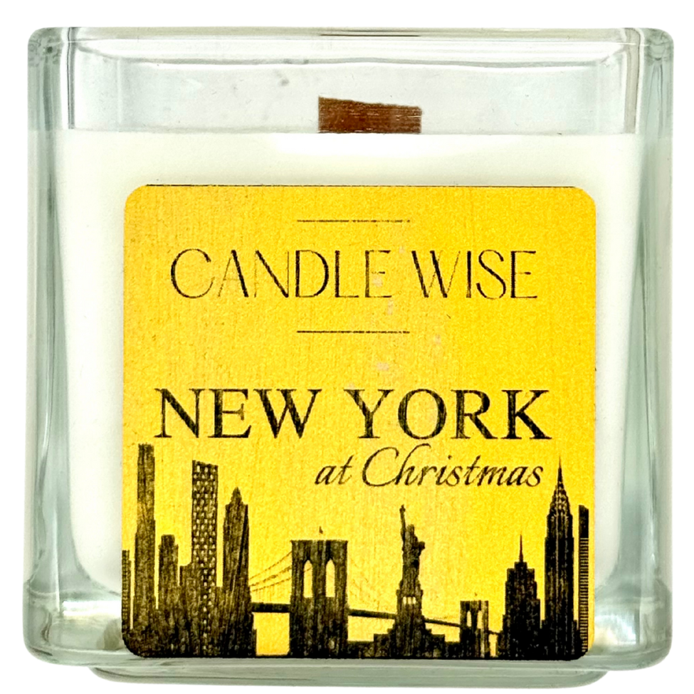 New York at Christmas Large Candle | Magical Wonder