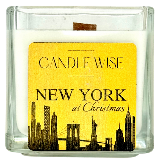 New York at Christmas Large Candle | Magical Wonder