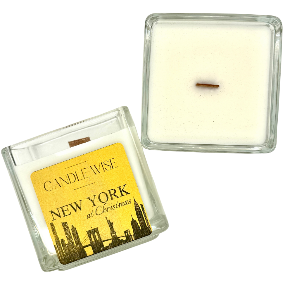 New York at Christmas Large Candle | Magical Wonder