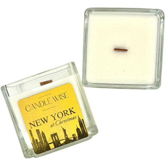 New York at Christmas Large Candle | Magical Wonder