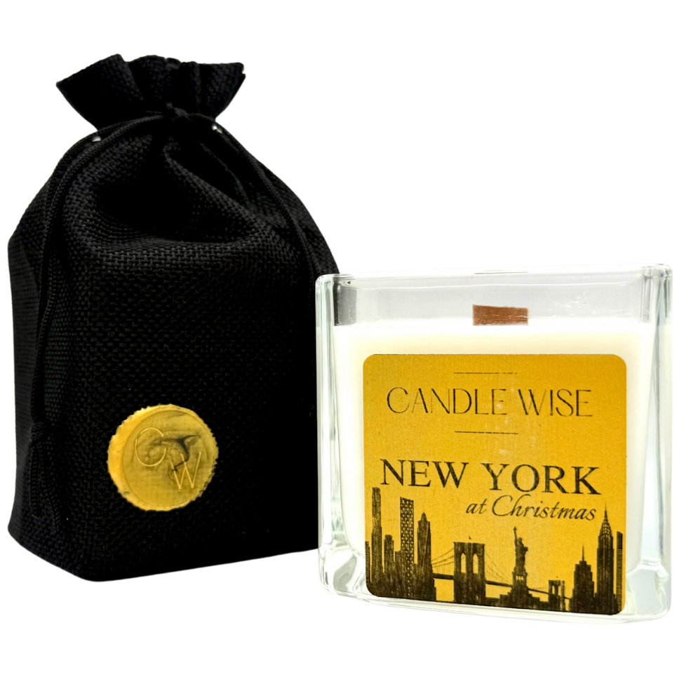 New York at Christmas Large Candle | Magical Wonder
