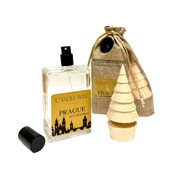 Prague at Christmas Scented Wooden Christmas Tree | Enchanting Festivity