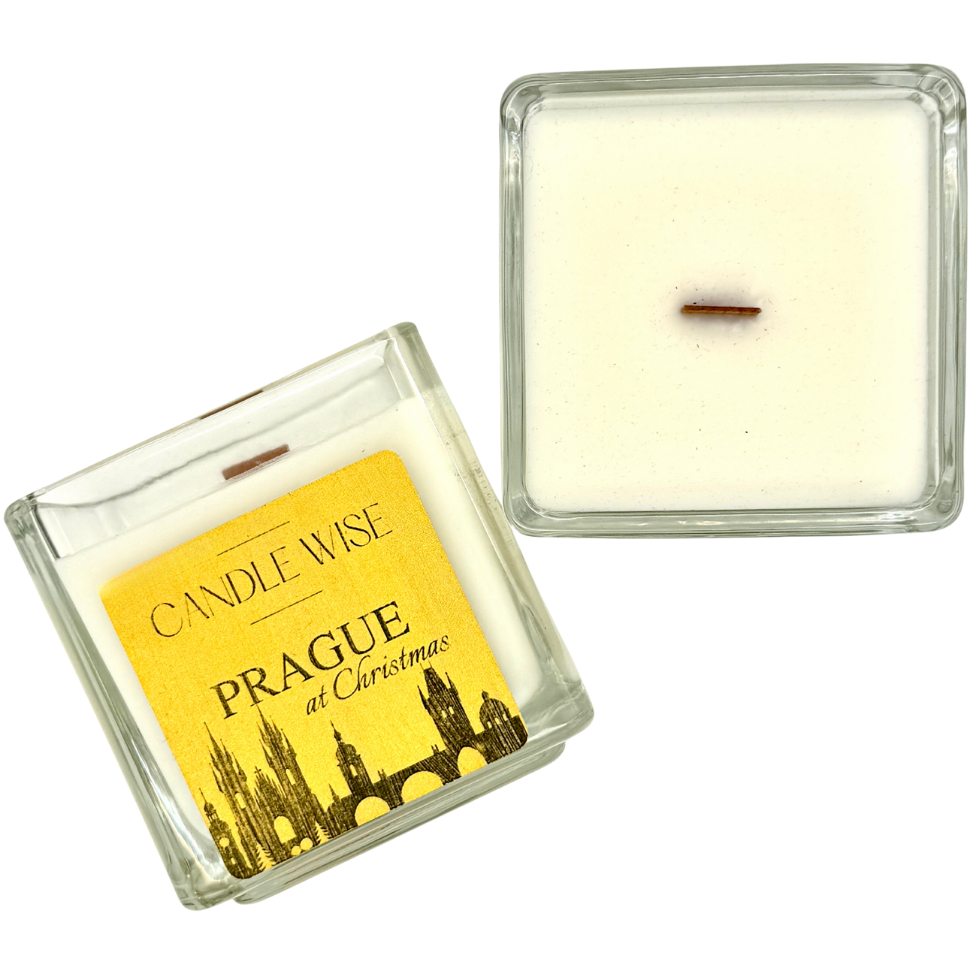 Prague at Christmas Large Candle | Enchanting Festivity