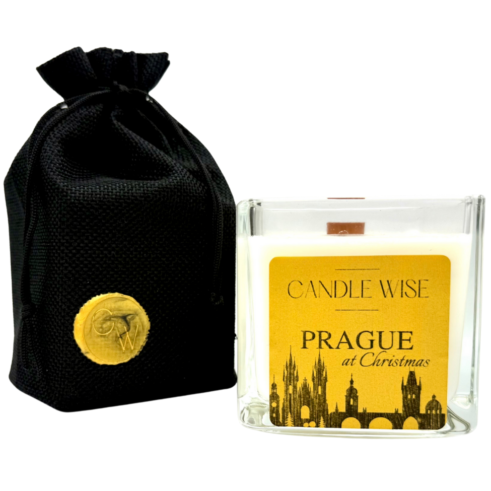 Prague at Christmas Large Candle | Enchanting Festivity