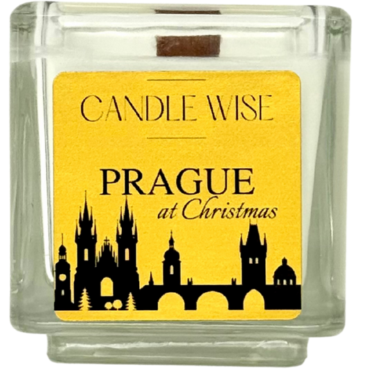 Prague at Christmas Large Candle | Enchanting Festivity