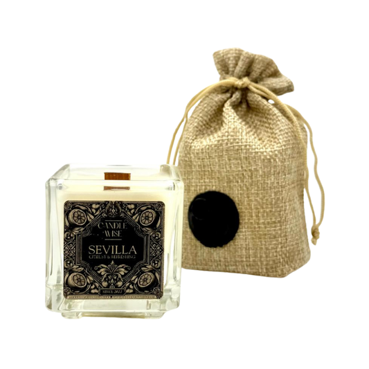 Sevilla Mini Travel Size Scented Candle | Citrusy & Refreshing