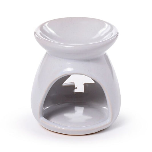 White | Christmas Tree Wax Oil Burner