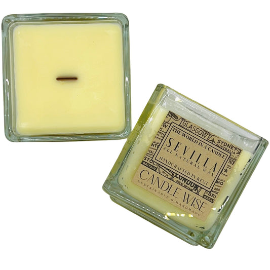 Sevilla Large Scented Candle | Citrusy and Refreshing