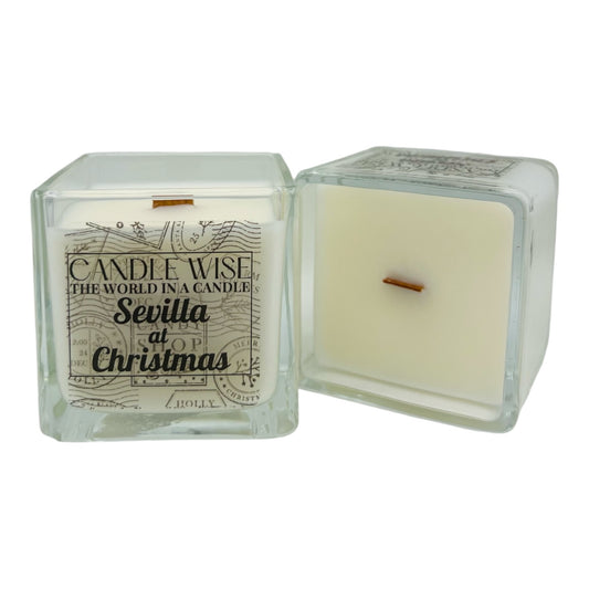 Sevilla at Christmas Large Candle | Vibrant Festive Warmth