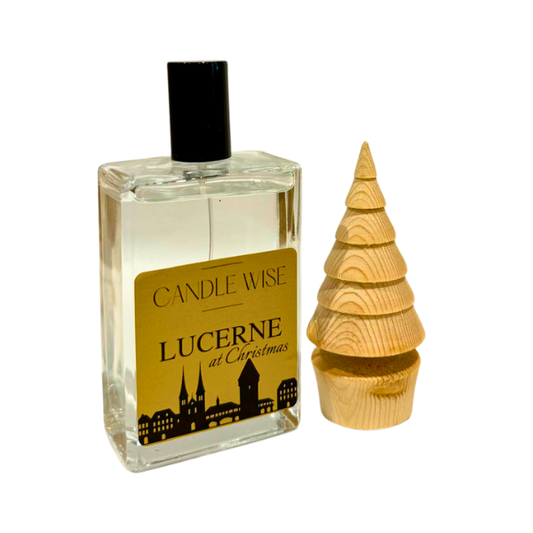 Lucerne at Christmas Scented Wooden Christmas Tree | Alpine Serenity