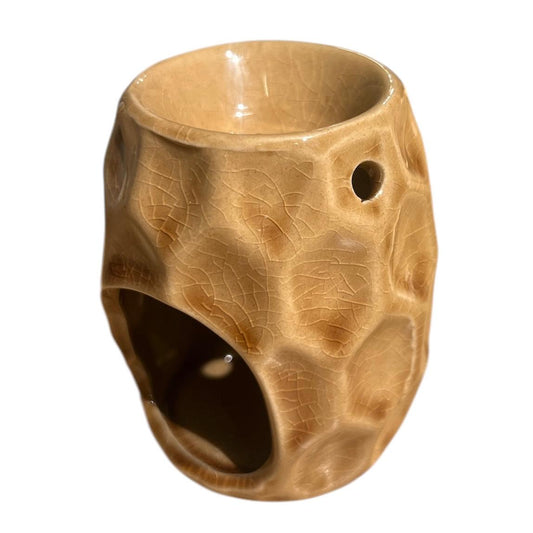 Mini Light Terracotta Ceramic Wax Burner | Unique Oil Burner