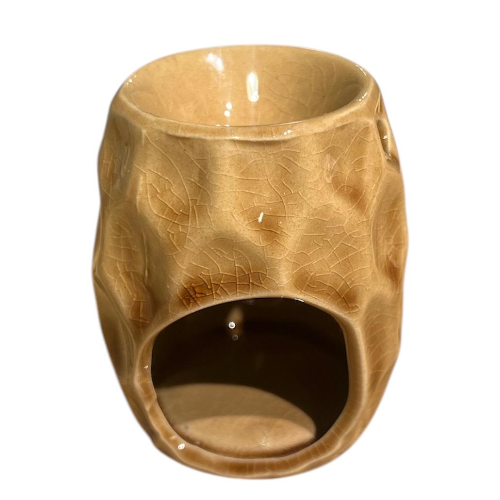 Mini Light Terracotta Ceramic Wax Burner | Unique Oil Burner