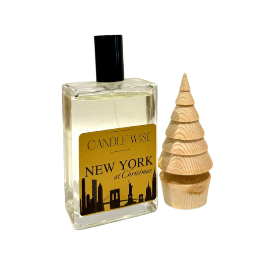 New York at Christmas Scented Wooden Christmas Tree | Magical Wonder