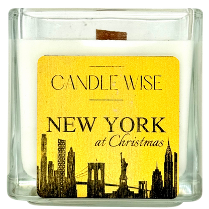 New York at Christmas Large Candle | Magical Wonder