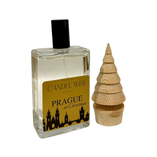 Prague at Christmas Scented Wooden Christmas Tree | Enchanting Festivity
